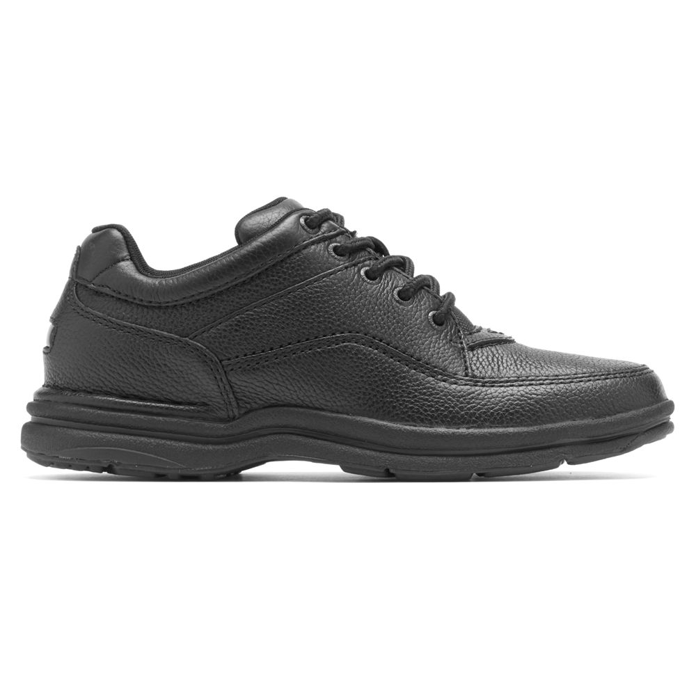 Zapatillas Rockport Hombre Mexico - World Tour Classic Shoe Negros - ZDKCR1096